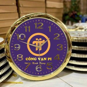 🕰️ ĐỒNG HỒ TREO TƯỜNG LOGO PI – ĐƯỜNG KÍNH 35CM